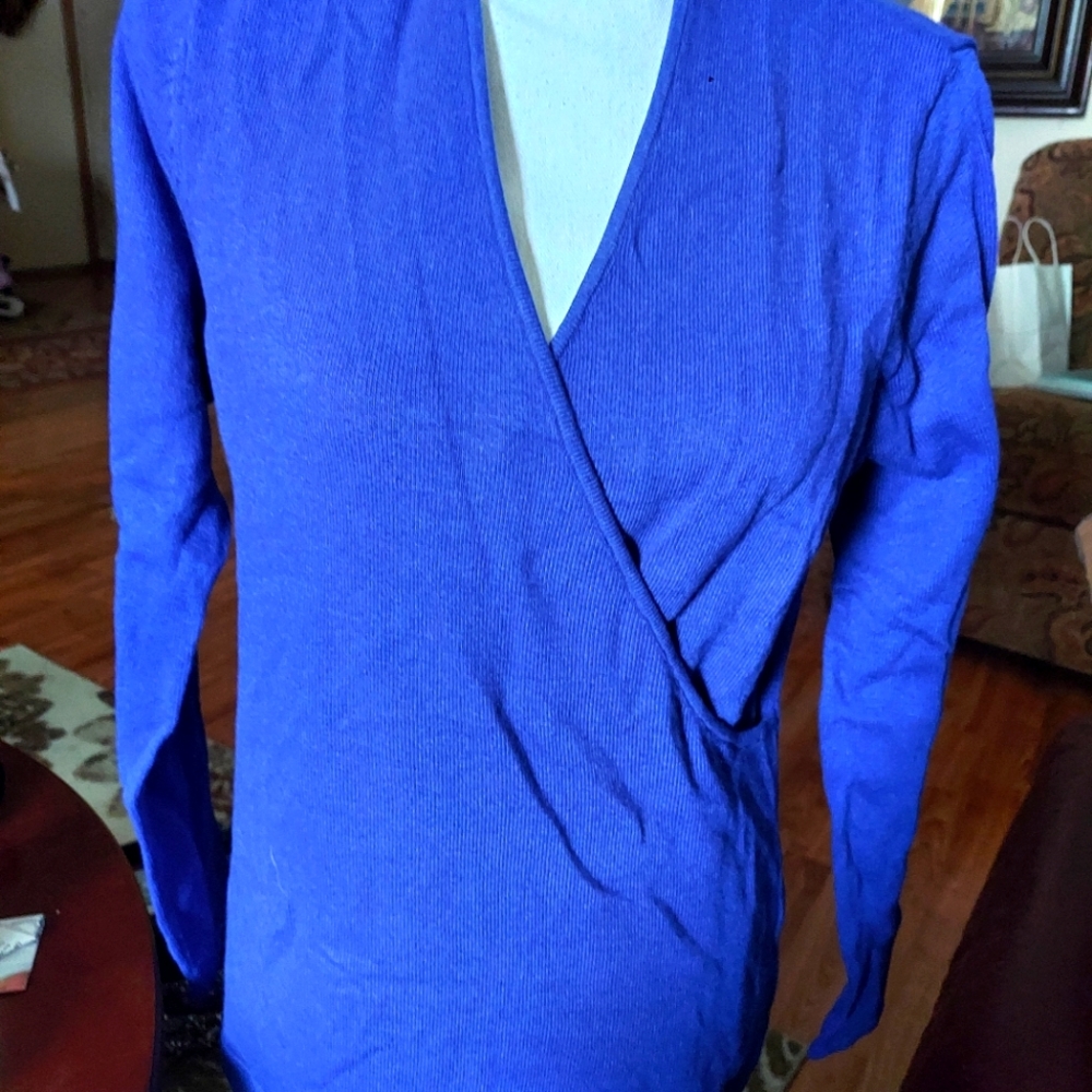 Ladies wrap around sweater